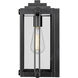 Oakland 1 Light 12.87 inch Powder Coated Black Outdoor Wall Sconce